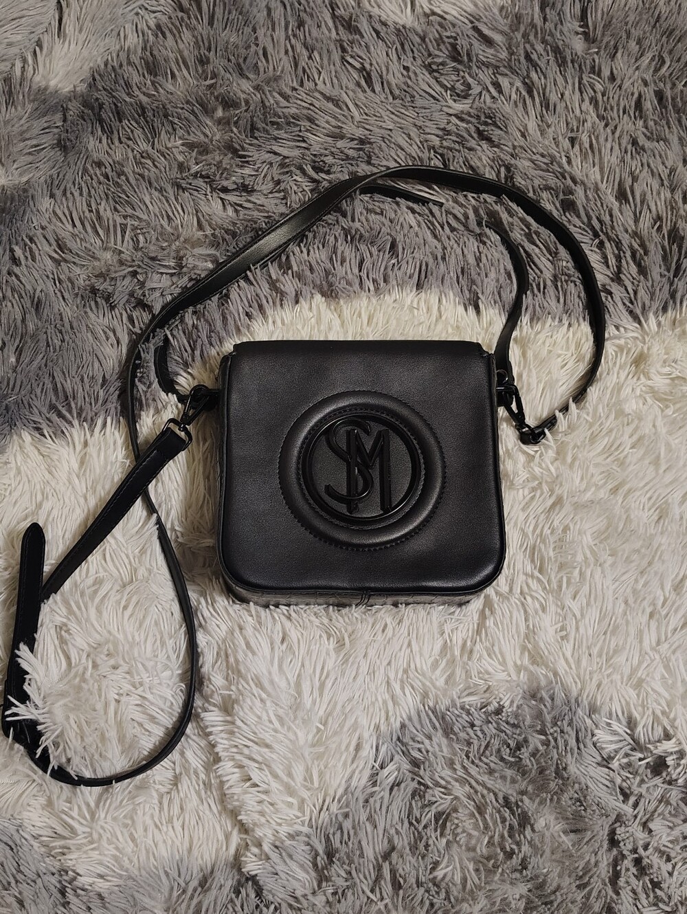Steve Madden Crossbody Bag with Embossed Logo